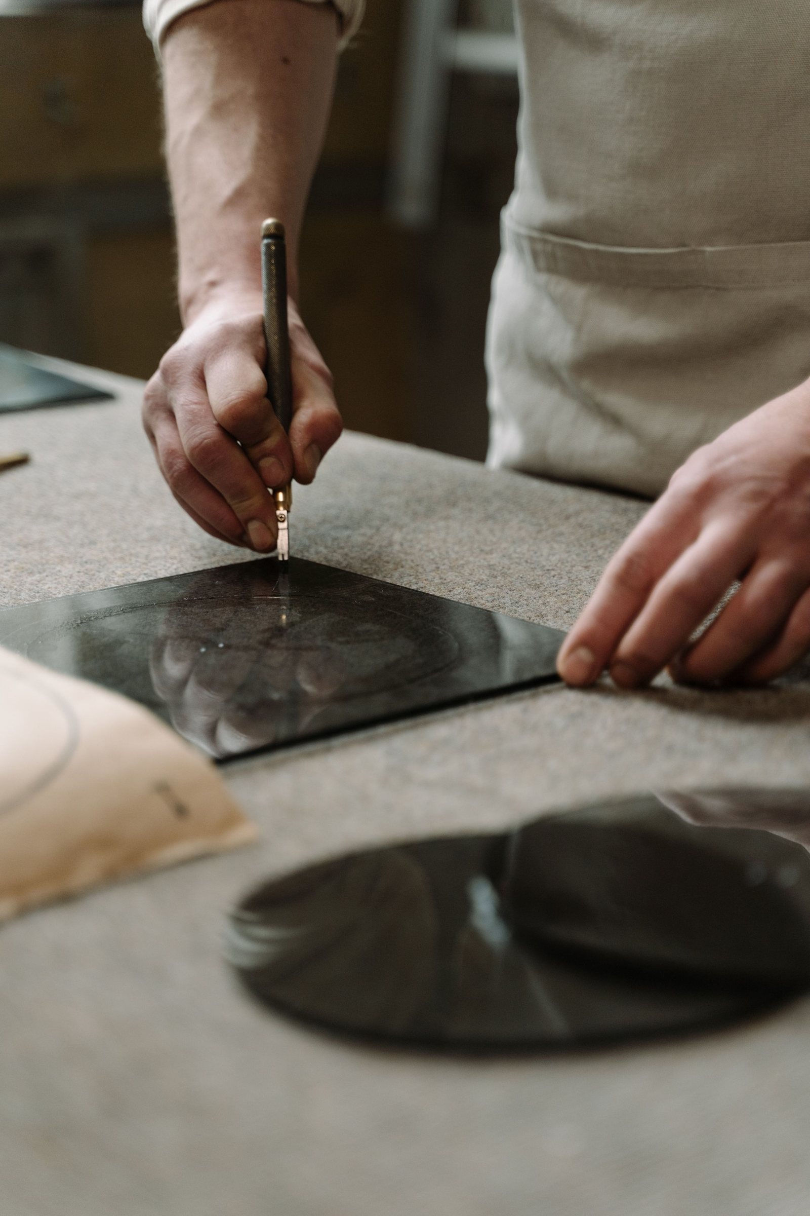 Custom cut glass service